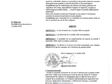 Annulation festivités du 13 juillet 2026